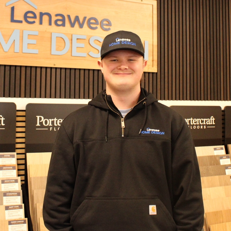 Closeup photo of Andrew Huck, assistant in Lenawee Home Design